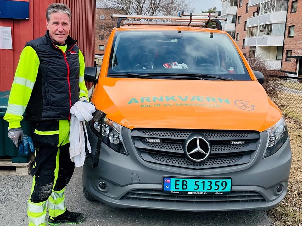 elektrisk-rorinspeksjonsbil-va365 Slamsuger som går på biogass og er klimanøytral